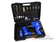 Estuche 33 herramientas neumaticas ( llave de impacto 1/2" + carraca neumática 1/2" + pistola cinceladora + amoladora neumática + accesorios)