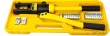 Estuche con prensa hidraulica de palanca manual 18 tn. para cables acerados y terminales + 12 pares de mordazas (10 - 16 - 25 - 35 - 50 - 70 - 95 - 120 - 150 - 185 - 240 - 300 mm.