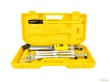 Estuche extractor hidraulico 10 tn. ( separación máx. 250 mm. - 3 patas 260 mm.) + 17 pcs
