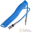 Espiral de polietileno 5 x 8 mm x 20 m. + enchufe rapido & racord macho 1/4"