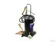 Engrasadora de pedal + deposito metalico 15 l.(360 x 320 x 860 mm y 6 kg de capacidad) + manguera 4 m. - presion 35 mpa.