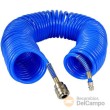 Espiral de polietileno 8 x 12 mm x 15 m. + enchufe rapido & racord macho 1/4"