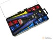 Estuche de alicate pelacables automático (ø 0,13 - 6 mm2 x 210 mm) y de terminales + 260 pcs