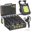Caja expositora de 18 mini-lámparas articuladas led cob 6 w.- 280 lumens con cargador usb-c