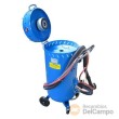 Chorreadora de arena electrica 230 v - 1200 w.- 106 l, con aspiración de abrasivo y polvo caido + pistola.