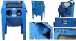 Cabina de chorreado de arena para limpieza de piezas, 350 l.