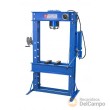 Prensa hidraúlica-neumática 50.000 kgs con bomba manual de botella con sujección por muelles (dimensiones 1850 x 630 x 230 mm.) carrera 0 - 850 mm.