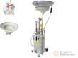 @ extractora de aceite profesional por gravedad y aspiración neumática, 80 l. con bandeja antisalpicaduras