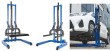 Elevador hidraulico manual por trinquete para coches, hasta 816 kgs por rueda (con plataforma o para apoyo de rueda)