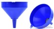 Embudo de polietileno para liquidos con red metálica, ø 240 mm