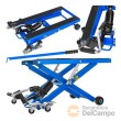 Plataforma elevadora hidráulica de tijera para motocicletas atv - 500 kg. - con ruedas - rango de elevación: (100 – 400 mm.)