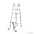 Escalera telescópica articulada de 12 peldaños de aluminio 3.800 mm. (max. 150 kgs) conforme a en131-6:2015