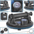 Ventosa de vacio ø 200 mm. con manómetro - capacidad 150 kgs.
