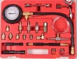 Estuche compresimetro de inyeccion de gasolina, 0 - 10 bar.+ 18 accesorios