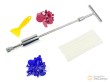 Blister de martillo de inercia deslizante para reparación de pequeñas abolladoras + 28 almohadillas de plástico + 7 barras de cola termofusible y rasqueta limpiadora