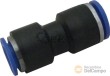 Bolsa 100 uds de conexión recta automática de poliuretano/polietileno 8/6 mm.