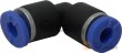 Bolsa 100 uds de conexión acodado 90º automática de poliuretano/polietileno 6 mm.