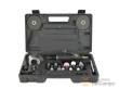 @ estuche amoladora de doble uso: cortadora lateral con 2 discos + esmeriladora con 10 muelas + 8 accesorios