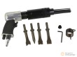Martillo cincelador neumático + 4 cinceles de chapista + agujas de escariador