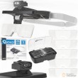 Gafas con luz led + 5 pares de lentes de diferentes graduaciones para trabajos de hobby o de alta precisión en joyeria o relojeria