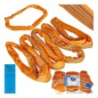 Eslinga de poliester de carga y arrastre, 70 ton. - 6 m x 100 mm. (naranja)