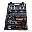 @ estuche 94 pcs. vasos cortos y largos 1/4" + 1/2", hex. "protorque" (4 - 32 mm) y vasos c/punta, heidmann
