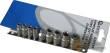 Regleta 9 vasos cortos 1/4" ( e5 - e6 - e7 - e8) + 3/8" torx tipo e ( e10 - e12 - e14 - e16) + vaso reductor 3/8" a 1/4"
