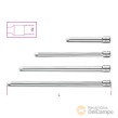 Blister 4 alargaderas cromadas 1/4", 75 - 150 - 225 - 300 mm.