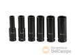 Blister 6 vasos largos 1/2" hex. de impacto ( 10 - 13 - 15 - 17 - 19 - 21 mm.) paredes finas
