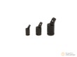 Blister de 3 articulaciones de impacto universales, 1/4" + 3/8" + 1/2" (44 mm.)