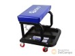 Taburete movil 360º de mecánico con estante inferior y asiento acolchado, capacidad max. 136 kgs