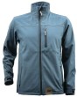 Chaqueta aterciopelada *softshell* gris con 3 bolsillos, talla xxl