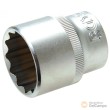 Vaso corto 1" bihex. "protorque", 75 mm