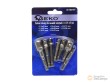 Blister 8 adaptadores 1/4" + 3/8" + 1/2" con vastago para taladro/atornillador (1/4" x 25/30/50/65 mm, 3/8" x 50/65 mm, 1/2" x 50/72 mm)