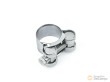 Blister 10 abrazaderas de acero ajustables por tornillo gbs robusta w1, ø 25-27 mm