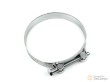 Blister 25 abrazaderas de acero ajustables por tornillo gbs w1, ø 60-63 mm