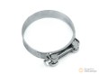Blister 25 abrazaderas de acero ajustables por tornillo gbs w1, ø 74-79 mm