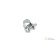 Blister 10 abrazaderas de acero ajustables por tornillo gbs mini w1, ø 10-12 mm
