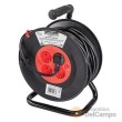 Tambor enrrollador electrico de carrete con cable de 25 m. x 3 x 1,5 mm2 (4 bases) 3.250w.