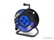 Tambor enrrollador electrico de carrete con cable de 40 m. x 3 x 1,0 mm2 (4 bases