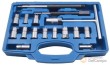 Estuche 17 utiles de fresado de revestimiento de los inyectores diesel universal