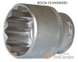 Bolsa 10 vasos cortos 1/2" bihex. *protorque*, 38 mm.