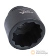 Vaso corto 3/4" impacto bihex., 55 mm