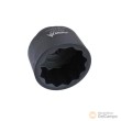 Vaso corto 3/4" impacto bihex., 60 mm
