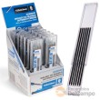 Expositor de 12 paquetes de 6 portaminas de recambio para lápiz marcador para construcción mecánica y carpintería