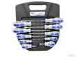 Blister portante de 10 destornilladores ergonómicos bimateria ( 6x38-6x75-5x100-6x125-6x150 mm.-ph2x38-ph0x75-ph2x100-ph2x125-ph3x150 mm.)