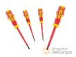 Blister de 4 destornilladores con aislamiento vde hasta 1000v.-normativa iec 60900