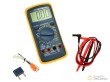 Multimetro digital premium 5808, para medir tension - intensidad - resistencia - temperatura - transistores - diodos *geko