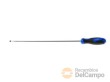 Destornillador plano extralargo, 3 x 300 mm., mango bicomponente, punta reforzada