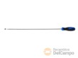 Destornillador plano extralargo, 4 x 400 mm., mango bicomponente, punta reforzada